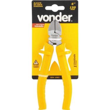 Imagem de Alicate corte diagonal 6 - Vonder, Amarelo