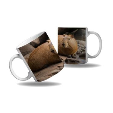 Imagem de Caneca Presente Animal Capivara Moda Roedor Gigante Fofo 1 - Enjoy Sho