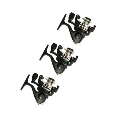 Imagem de Kit 3 Molinete Pra Pesca 2 Rolamentos Ultra Light