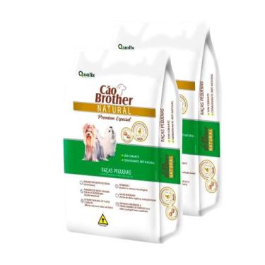 Imagem de Kit 2 Ração Cão Brother Natural Premium Especial Raças Pequenas 1,5kg