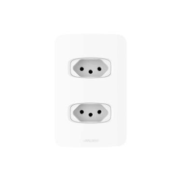 Imagem de Conjunto De Tomadas Duplas 10a 2p+t 250v Completa Gracia - ALUMBRA
