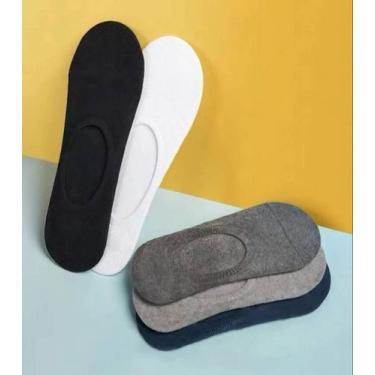 Imagem de Kit 6 pares meia sapatilha esportiva invisível feminina macia - Filo M