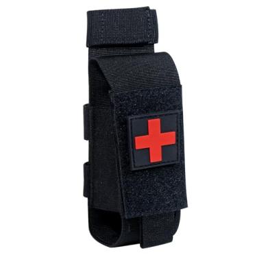 Imagem de Suporte de bolsa de torniquete, bolsa de tesoura médica para trauma adequada para torniquete, tesouras EMT, faca dobrável, organizador de bolsa de ferramentas pequena ao ar livre