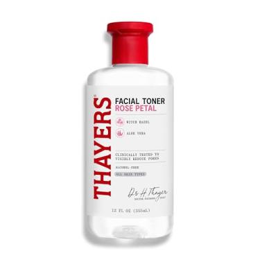 Imagem de THAYERS Tônico facial de pétala de rosa sem álcool hamamélis com fórmula de Aloe Vera, 355 ml
