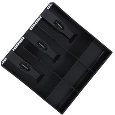 Imagem de Bandeja de Inserção de Gaveta de Dinheiro, Substituição, Resistente, Leve, Conveniente, Caixa de Armazenamento de Dinheiro, Branca (Preto)