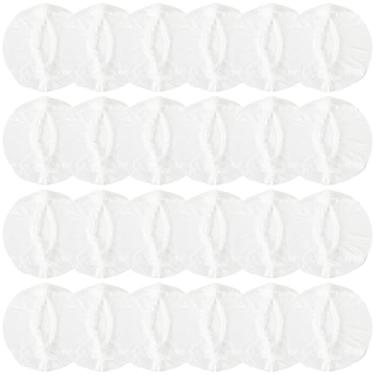 Imagem de CREATCABIN 200 peças de protetores de ouvido de plástico transparente capas de ouvido de plástico à prova d'água para lavagem de tintura de cabelo, chuveiro, banho, jogos, água, natação, salão, spa,