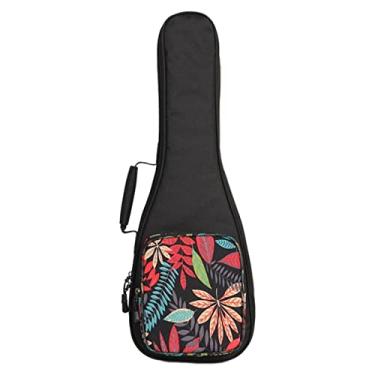 Imagem de Generic Estojo de Transporte para Ukelele, Sacos para Concertos Acolchoados de 10 Mm de Espessura, com Mochila para Armazenamento de Notas Musicais, à Prova D, 26 polegadas preto