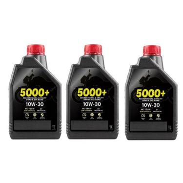 Imagem de Kit Oleo Motor Motul 5000+ 3l 10w30 Semissintético cb500 cb500x cb500f