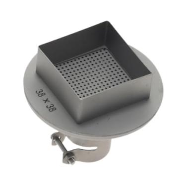 Imagem de 850 bico de ar quente formato quadrado estação de solda de ar quente bga ferramenta de reparo acessório para retrabalho bico de máquina de calor, 38x38mm