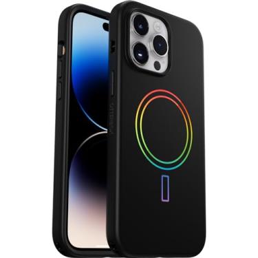 Imagem de OtterBox Capa Slim Series para iPhone 14 Pro Max com MagSafe, à prova de choque, à prova de quedas, ultrafina, capa protetora fina, testada para padrão militar, prisma