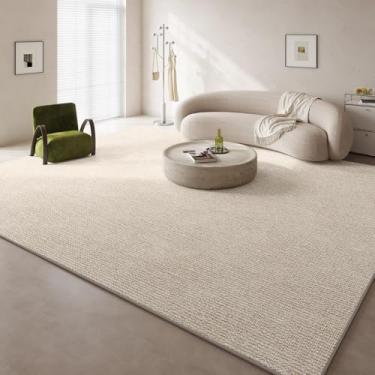 Imagem de HJZSZX Tapete creme tapete grande tamanho sala de estar decoração tapetes confortáveis antiderrapantes quarto tapetes, YY007,3,A,200X200CM
