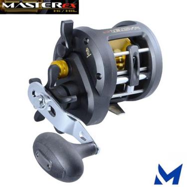 Imagem de Carretilha Master Ex30 Perfil Alto Marine Drag 10Kg 7 Rolamentos Pesca