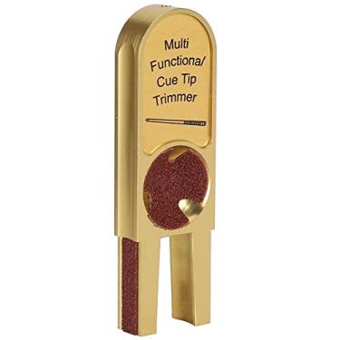 Imagem de Piscina de Ponta de Sugestão de Ponta, Bilhar a Piscina Sugestão de Ponta de Alumínio Alumínio de Alumínio Multifunction u Forma 25x10x83mm para Piscina de Sucata (Etiqueta de