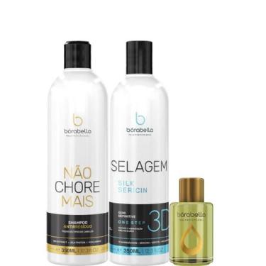 Imagem de Borabella Selagem 3D + Shampoo Limpeza 2x350ml + Argan 7ml