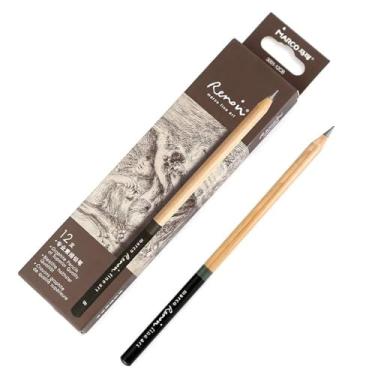 Imagem de Lápis de desenho com lápis, suprimentos de arte, 12 peças, nível de artista, B