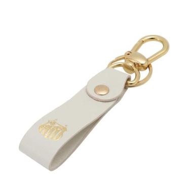 Imagem de Chaveiro de Couro Bovino Santos F.C. - Produto Oficial - Couro50, Bran