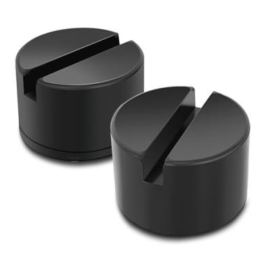 Imagem de DNA MOTORING Pacote com 2 almofadas de borracha, protetor de trilho de moldura ranhurada, almofadas de elevação de carro, adaptador universal para macaco de chão, TOOLS-00624