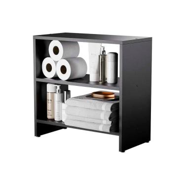 Imagem de Gabinete Armário Organizador para Banheiro 50cm Preto