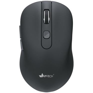 Imagem de Mouse sem fio preto 1600dpi MW400 App-tech cx 1 un