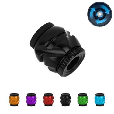 Imagem de Mira para tiro com arco composto - suporta ajuste contínuo. Mira ajustável para tiro com arco, ajuste de grau duplo 37° ou 45° diâmetro interno (caça 3/32~5/32, preto)