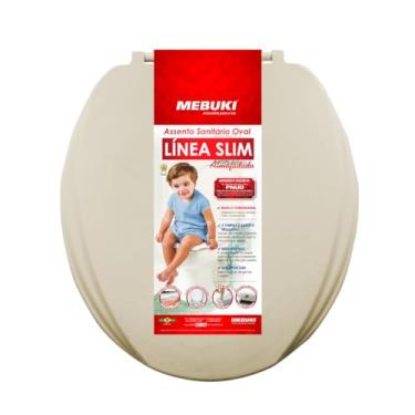 Imagem de Tampa Pra Vaso Sanitário Almofadado Compativel Com Lorenzetti Lorenway Oval 1.6gpf 6.0lpf (Areia)