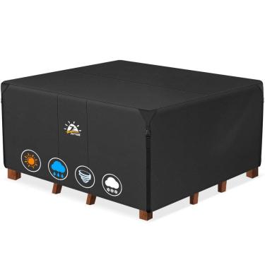 Imagem de Tampa de mobília de pátio Zettum Square de 86 polegadas à prova d`água