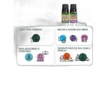 Imagem de Kit 2 Óleos Essenciais 20Ml - Lavandin Grosso + Sândalo Puro - Essênci