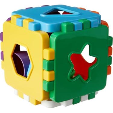 Imagem de Brinquedo Didático Colorido Monta e Desmonta Com Peças De Encaixar