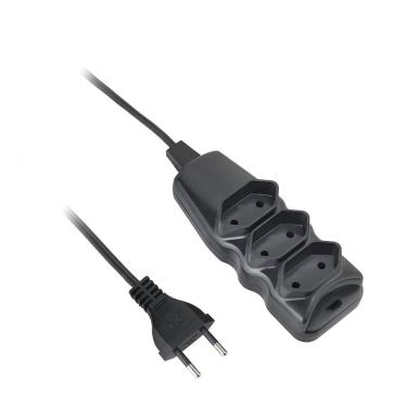 Imagem de Extensão Elétrica 3 Tomadas 10m - 2P 0,75mm2 10A 250V