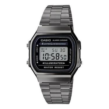 Imagem de Relógio Casio Unissex A168 Oficial Preto Vintage Novo na Caixa com NFe