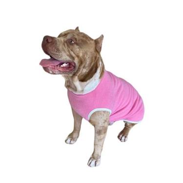 Imagem de Roupa Pet Cães Porte Grande Rosa Claro - LUVY PET, G5 - 35 a 40 Kg