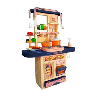 Imagem de PETIPETÁ, Cozinha Com Fogão, Cozinha Completa, Cozinha Sá Água, Cozinho Com Som, Cozinha Infantil, Brinquedo Infantil, Brinquedo Cozinha, Cozinha Para Menina, Cozinha Para Menino (Azul)