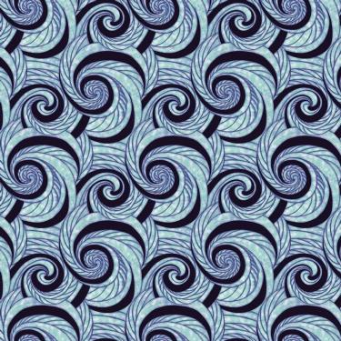 Imagem de Papel De Parede Espiral Com Cores Azul Adesivo Sala Quarto