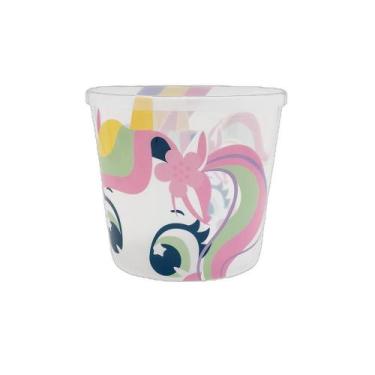 Imagem de Balde Menina Unicórnio - Puket, UN, TRANSPARENTE
