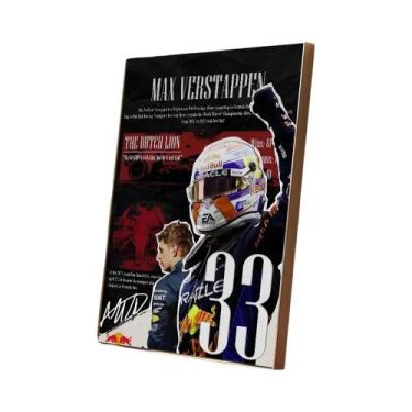 Imagem de Max Verstappen EPC F1 Racing Driver HD Poster Home Room Bar Café Decor