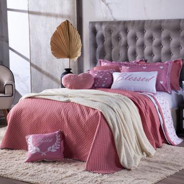 Imagem de Kit Cobre Leito Dupla Face C/ Almofadas Casal 09 Peças