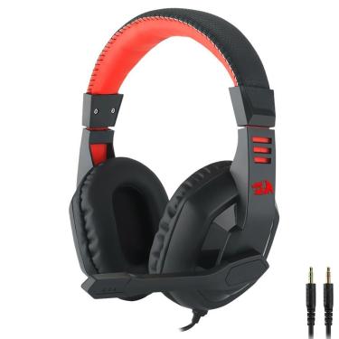 Imagem de Fone Gamer Redragon Ares H120 - Com Fio - Preto - Vermelho