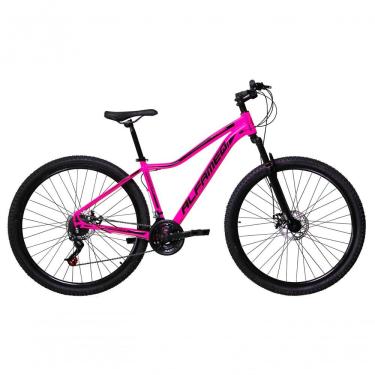 Imagem de Bicicleta Aro 29 Alfameq Pandora Feminina Alumínio 21v Freio A Disco - Rosa Tam.17