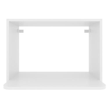 Imagem de Armario Aereo Nicho Microondas 60 Cm Mdf Cz3319 Branco Tecno Mobili