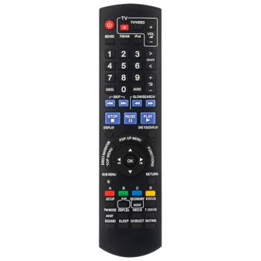 Imagem de Substituição N2QAKB000061 Controle remoto Commander compatível com Panasonic Blu-ray Home Cinema System SC-BT100 SCBT100 SC-BT100P-K SA-BT100 SABT100