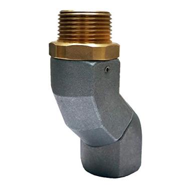 Imagem de Máxima lavadora de combustível giratória de 2,5 cm de entrada x 2,5 cm de tomada MPT, para mangueira de combustível e bocal de combustível