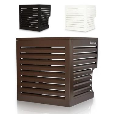 Imagem de airdeko Capa Para Ar-Condicionado Central Premium Hvac Unidades Externas - Condensador De Decorativo Metal Airoutdoor Systems À Prova Ferrugem, Proteção Externa Todas As Estações Com Design Moderno