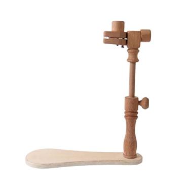 Imagem de Colaxi Suporte para Bordado de Madeira Faça Você Mesmo Moldura de Ponto Cruz para Trabalho Manual de Costura, Estilo Básico