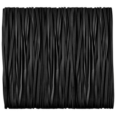 Imagem de Mototo Elásticos De Látex Grandes E Resistentes 30 Cm Para Lata Lixo, Elástico Forte Material Escritório, Pastas Arquivo, Caixa Areia Gatos, Pacote Com 60 Unidades (Preto)