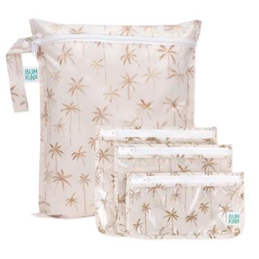 Imagem de Bumkins Bolsa Impermeável Para Transporte De Líquidos E Embalagens, Compatível Com A Tsa, Mochila Bebê, Viagem, Traje Banho, Fraldas Pano, Peças Bomba, Piscina, Roupas Ginástica, Artigos Higiene Pes