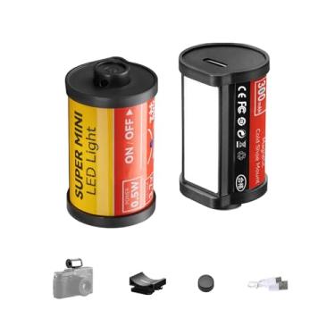 Imagem de TTArtisan Luzes de LED ultra mini para aparência de filme de câmera, tipo C, recarregável, portátil, 3 cores 3000/4500K/6000K com suporte magnético CRI 95+ 300 mAh para iluminação fotográfica (1)