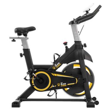 Imagem de Bicicleta Ergométrica Com Monitor De Pulso Spinning 8kg - The Black To
