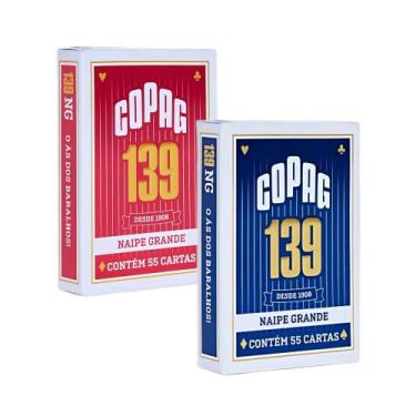Imagem de Kit 02 Baralhos Copag 139 Naipe Grande (57x89mm) 91024