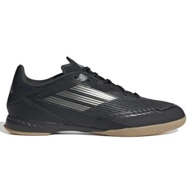 Imagem de adidas Tênis unissex adulto F50 League Indoor, Preto/ferro metálico/dourado metálico, 37 BR