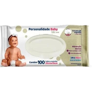 Imagem de Toalhas Umedecidas Personalidade Baby com 100 unidades - Eurofral